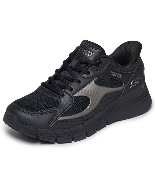 SKECHERS(スケッチャーズ)の「ハンズフリー スリップインズ ボブスBフレックス ルミナス バイブズ(スニーカー・レディース・ホワイト/ブラック・23cm/23.5cm/24cm)」の6枚目の写真