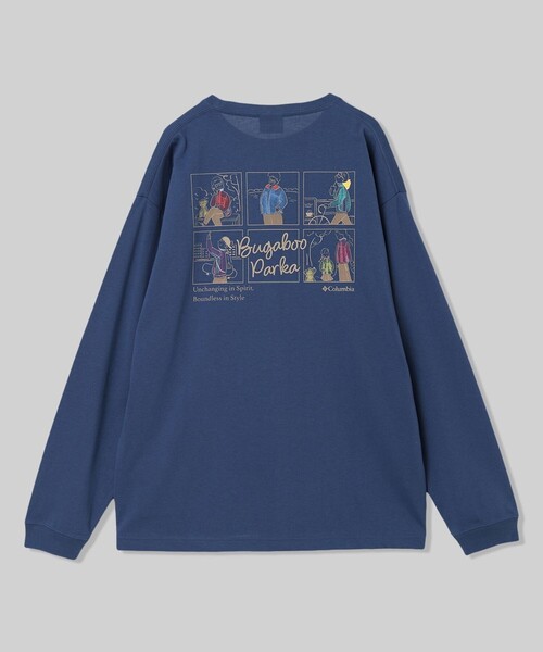 Columbia（コロンビア）の「Columbia/ ロストブルック ロングスリーブTシャツ /コロンビア（Tシャツ/カットソー・レディース・ブラック/グリーン/レッド/ホワイト/ネイビー・S/M/XS/L/XL）」の4枚目の写真