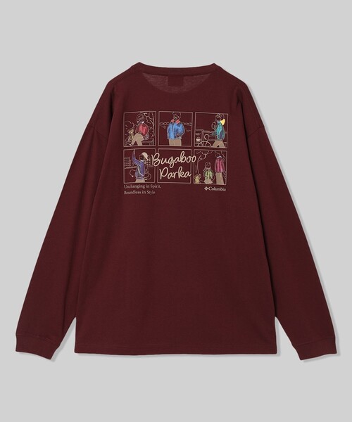 Columbia（コロンビア）の「Columbia/ ロストブルック ロングスリーブTシャツ /コロンビア（Tシャツ/カットソー・レディース・ブラック/グリーン/レッド/ホワイト/ネイビー・S/M/XS/L/XL）」の5枚目の写真
