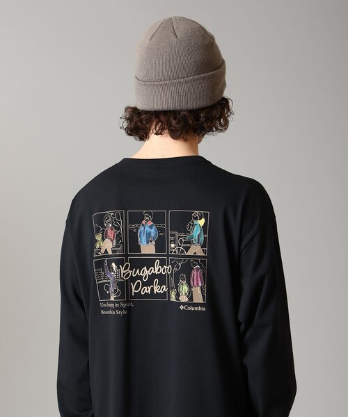 Columbia（コロンビア）の「Columbia/ ロストブルック ロングスリーブTシャツ /コロンビア（Tシャツ/カットソー・レディース・ブラック/グリーン/レッド/ホワイト/ネイビー・S/M/XS/L/XL）」の6枚目の写真