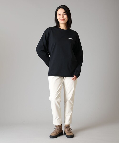 Columbia（コロンビア）の「Columbia/ ロストブルック ロングスリーブTシャツ /コロンビア（Tシャツ/カットソー・レディース・ブラック/グリーン/レッド/ホワイト/ネイビー・S/M/XS/L/XL）」の9枚目の写真
