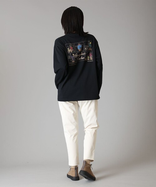Columbia（コロンビア）の「Columbia/ ロストブルック ロングスリーブTシャツ /コロンビア（Tシャツ/カットソー・レディース・ブラック/グリーン/レッド/ホワイト/ネイビー・S/M/XS/L/XL）」の10枚目の写真