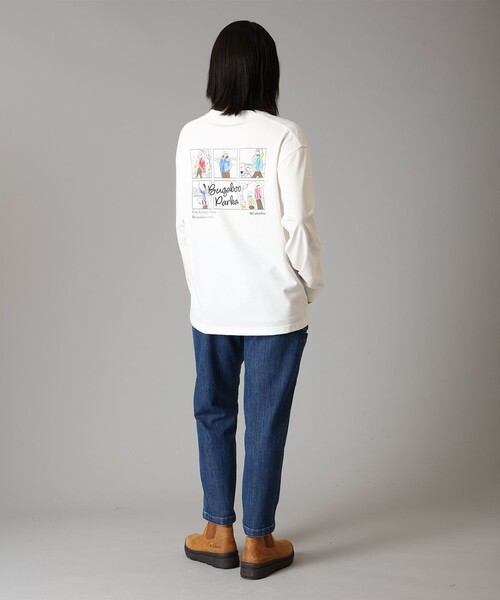 Columbia（コロンビア）の「Columbia/ ロストブルック ロングスリーブTシャツ /コロンビア（Tシャツ/カットソー・レディース・ブラック/グリーン/レッド/ホワイト/ネイビー・S/M/XS/L/XL）」の16枚目の写真
