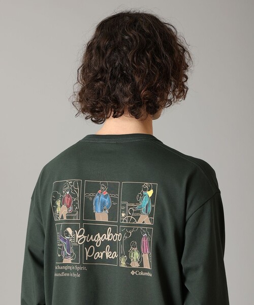 Columbia（コロンビア）の「Columbia/ ロストブルック ロングスリーブTシャツ /コロンビア（Tシャツ/カットソー・レディース・ブラック/グリーン/レッド/ホワイト/ネイビー・S/M/XS/L/XL）」の17枚目の写真