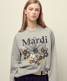 TSHIRT LONG SLEEVE FLOWERMARDI JARDIN / Tシャツ ロング スリーブ フラワーマルディ ジャルダン