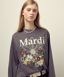 TSHIRT LONG SLEEVE FLOWERMARDI JARDIN / Tシャツ ロング スリーブ フラワーマルディ ジャルダン