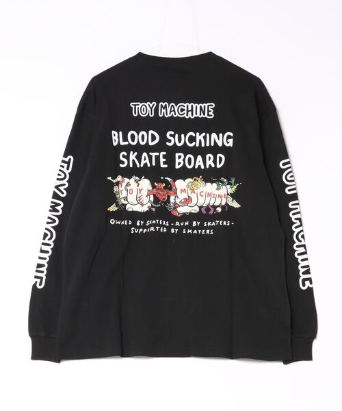 TOY MACHINE(トイ マシーン)の「TOY MACHINE/トイマシーン バックプリント ロンT MTMFGLT1(Tシャツ/カットソー・メンズ・ホワイト/パープル/ブラック・M/L/XL)」の19枚目の写真