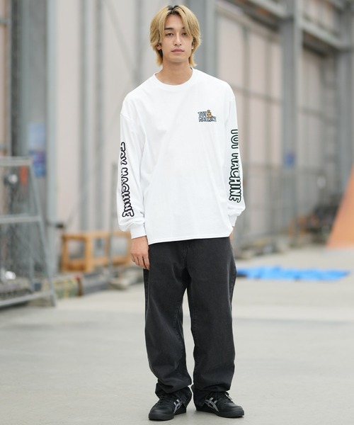TOY MACHINE(トイ マシーン)の「TOY MACHINE/トイマシーン バックプリント ロンT MTMFGLT1(Tシャツ/カットソー・メンズ・ホワイト/パープル/ブラック・M/L/XL)」の6枚目の写真