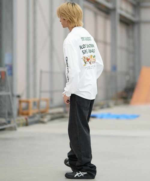 TOY MACHINE(トイ マシーン)の「TOY MACHINE/トイマシーン バックプリント ロンT MTMFGLT1(Tシャツ/カットソー・メンズ・ホワイト/パープル/ブラック・M/L/XL)」の8枚目の写真