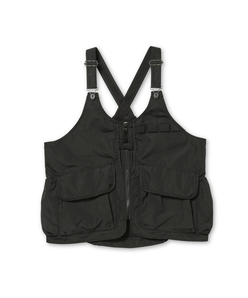 Snow Peak(スノーピーク)の「Snow Peak / TAKIBI Ripstop Vest タキビリップストップ ベスト(ベスト・メンズ・オリーブ/ブラック・L/M/S)」の14枚目の写真