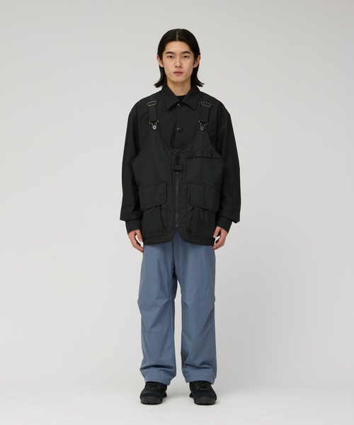 Snow Peak(スノーピーク)の「Snow Peak / TAKIBI Ripstop Vest タキビリップストップ ベスト(ベスト・メンズ・オリーブ/ブラック・L/M/S)」の3枚目の写真