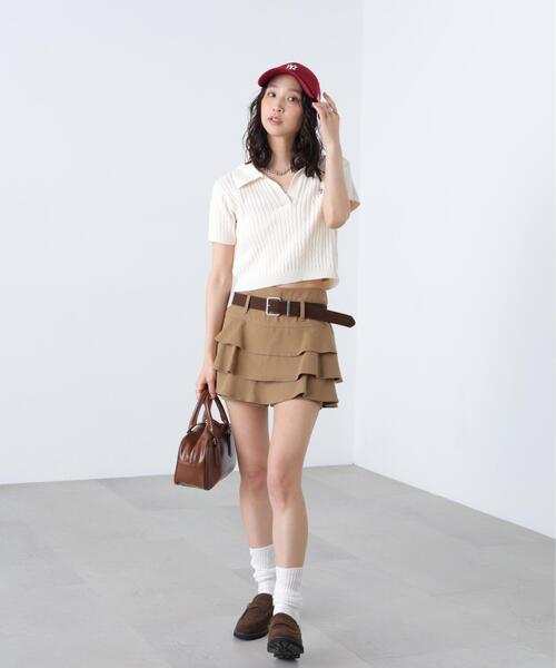 U.S. POLO ASSN.(ユーエスポロアッスン)の「◆【別注】ユーエスポロアッスン/ケーブル柄キーネックニット(ニット/セーター・レディース・ベージュ/ピンク/ホワイト・FREE)」の21枚目の写真