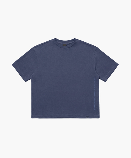 HDEX（エイチデックス）の「エッセンシャルピグメントショートカットスリーブ (ネイビー)（Tシャツ/カットソー・メンズ・ネイビー・LARGE/2XL/MEDIUM/X-LARGE）」の2枚目の写真