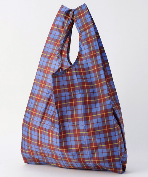 BAGGU(バグー)の「BAGGU/バグゥ STANDARD BAGGU(エコバッグ/サブバッグ・レディース・ホワイト/ネイビー/ピンク/ブルー・ONE SIZE)」の2枚目の写真