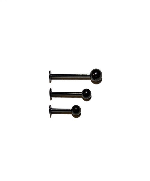 MORPH(モルフ)の「MORPH モルフ ラブレット ボディーピアス 16ゲージ 6mm~16mm(ピアス(片耳用)・レディース・ブラック・6/8/10/12/14/16)」の1枚目の写真