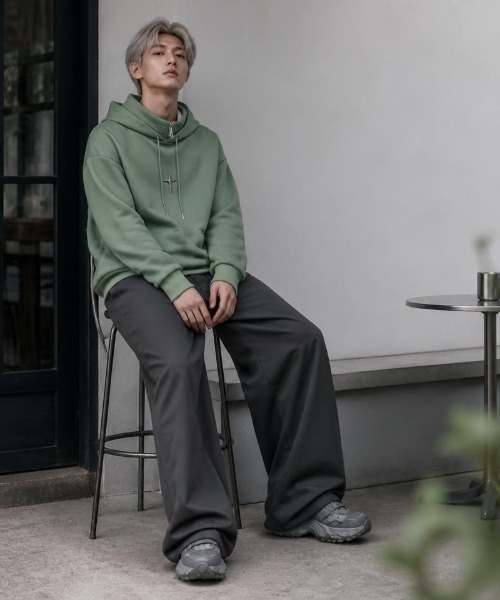 Burner(バーナー)の「【Cr+ov(クローヴ)】コットン パーカー cro-hoodie-7-39【RBT】(パーカー・メンズ・グリーン/ブラック・FREE)」の17枚目の写真