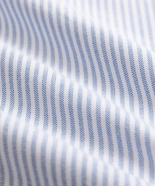 BROOKS BROTHERS(ブルックスブラザーズ)の「オックスフォード キャンディストライプ GFロゴ ボタンダウンシャツ Classic Fit(シャツ/ブラウス・レディース・ブルー・MEDIUM/LARGE/SMALL/X-SMALL)」の5枚目の写真