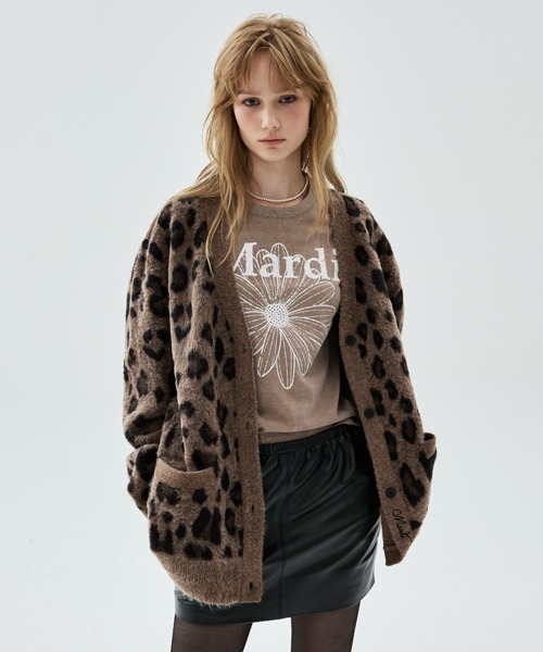 Mardi Mercredi(マルディメクルディ)の「SLIM TSHIRT FLOWERMARDI CRACKED PIGMENT WASHING / スリム Tシャツ フラワー マルディ クラックド ピグメント ウォッシング(Tシャツ/カットソー・レディース・パープル/ベージュ/レッド/オレンジ・FREE)」の11枚目の写真
