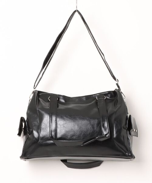 MASHIRO(マシロ)の「【MASHIRO】Y2Kベルトデザイン 3WAYショルダーバッグ(MA/EK640)(ショルダーバッグ・レディース・ブラック・FREE)」の9枚目の写真