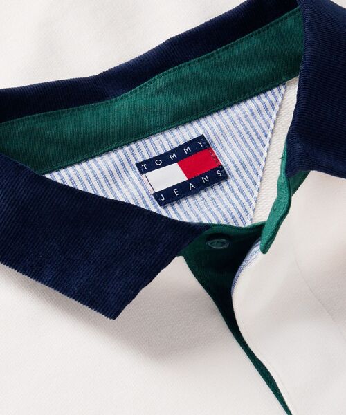 tommy jeans(トミー ジーンズ)の「リラックストミーラガーシャツ(スウェット・メンズ・ネイビー/ホワイト・LARGE/X-LARGE/SMALL/MEDIUM)」の5枚目の写真