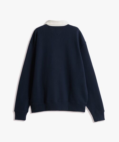 tommy jeans(トミー ジーンズ)の「リラックストミーラガーシャツ(スウェット・メンズ・ネイビー/ホワイト・LARGE/X-LARGE/SMALL/MEDIUM)」の21枚目の写真