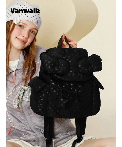 VANWALK（バンウォーク）の「Fluffy Angel Backpack [Black]（バックパック/リュック・レディース・ブラック・FREE）」の3枚目の写真