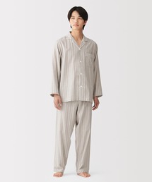無印良品（ムジルシリョウヒン）の「紳士　脇に縫い目のない　二重ガーゼ長袖パジャマ（ルームウェア/パジャマ）」