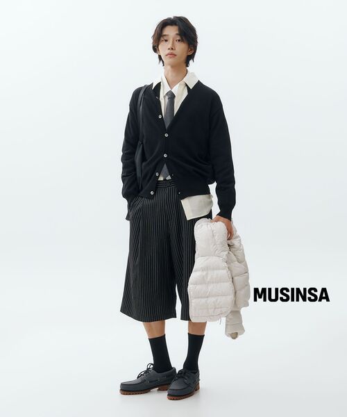 MUSINSA STANDARD（ムシンサスタンダード）の「[シティレジャー] フードパーカーライトダウンジャケット [ストーンホワイト]（ダウンジャケット/コート・メンズ・その他・SMALL/MEDIUM/LARGE/X-LARGE/2XL）」の5枚目の写真