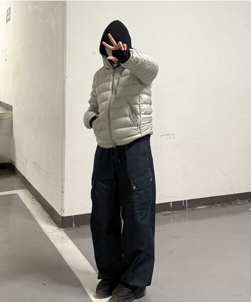 MUSINSA STANDARD（ムシンサスタンダード）の「[シティレジャー] フードパーカーライトダウンジャケット [ストーンホワイト]（ダウンジャケット/コート・メンズ・その他・SMALL/MEDIUM/LARGE/X-LARGE/2XL）」の13枚目の写真