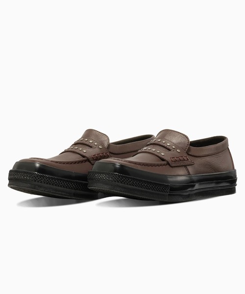 CONVERSE(コンバース)の「CONVERSE- オールスター スクエアトウ ローファー ALL STAR SQUARETOE LOAFER SA(スニーカー・メンズ・ブラック/ブラウン・25.0cm/26.0cm/27.0cm/28.0cm)」の1枚目の写真