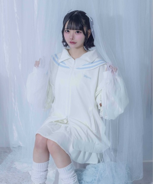 Whinny(ホワイニー)の「Whinny/【2026夏新作♪】毎日お散歩スカート(スカート・レディース・ネイビー/ホワイト/ブラック・FREE)」の15枚目の写真