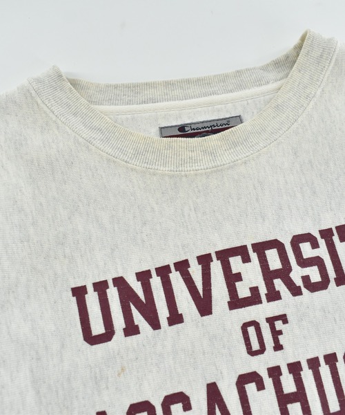 LABORATORY R(ラボラトリーアール)の「【USED】Y2K Champion “UNIVERSITY OF MASSACHUSETTS” リバースウィーブ スウェット(スウェット・メンズ・グレー・XX-LARGE)」の3枚目の写真