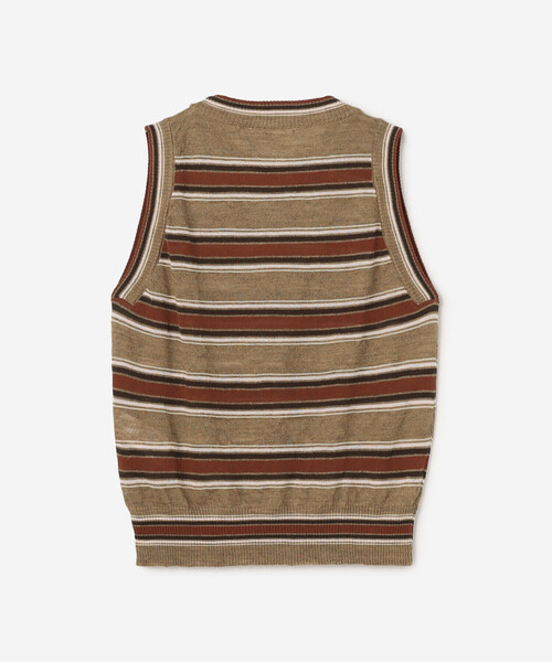 Bshop（ビショップ）の「roberto collina | マルチボーダーニットベスト WOMEN（ベスト・レディース・ブラウン系その他・S）」の11枚目の写真