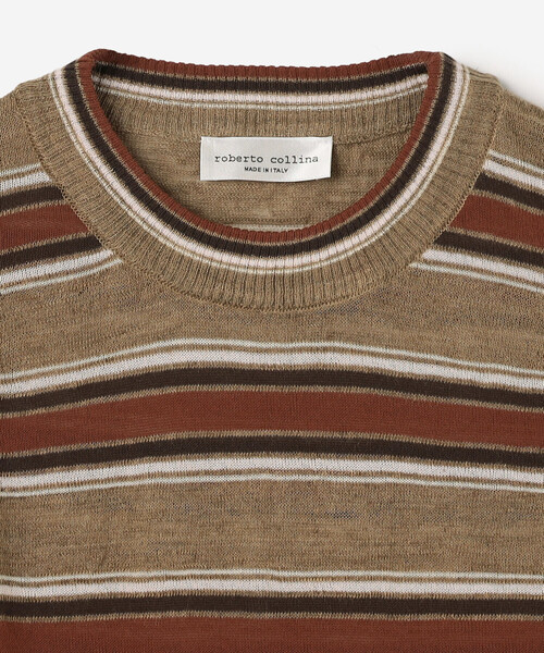 Bshop（ビショップ）の「roberto collina | マルチボーダーニットベスト WOMEN（ベスト・レディース・ブラウン系その他・S）」の10枚目の写真