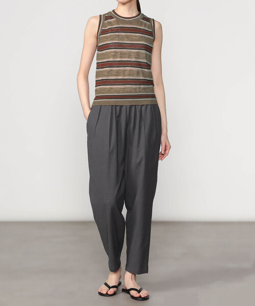 Bshop（ビショップ）の「roberto collina | マルチボーダーニットベスト WOMEN（ベスト・レディース・ブラウン系その他・S）」の3枚目の写真