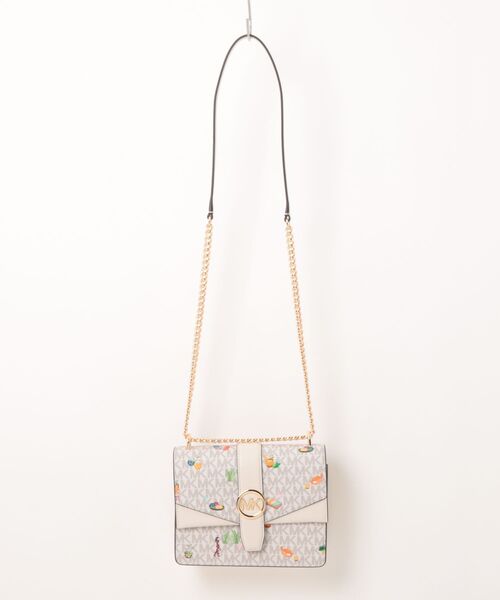 MICHAEL KORS(マイケルコース)の「GREENWICH SM FLAP XBODY(ショルダーバッグ・レディース・ベージュ系その他・FREE)」の1枚目の写真