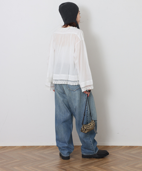 JOURNAL STANDARD LUXE(ジャーナルスタンダード ラックス)の「コットンローン レースブラウス(シャツ/ブラウス・レディース・ホワイト/ブラック・FREE)」の18枚目の写真