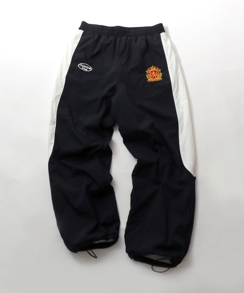 SITRY（シトリー）の「Nylon Track Pants/ブロークコア ナイロンパンツ トラックパンツ ゲームパンツ セットアップ対応（その他パンツ・メンズ・ブラック/グリーン/ホワイト・L/M）」の2枚目の写真