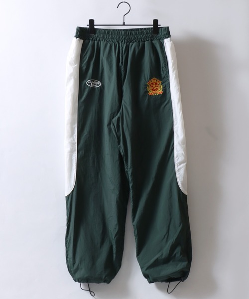 SITRY（シトリー）の「Nylon Track Pants/ブロークコア ナイロンパンツ トラックパンツ ゲームパンツ セットアップ対応（その他パンツ・メンズ・ブラック/グリーン/ホワイト・L/M）」の6枚目の写真