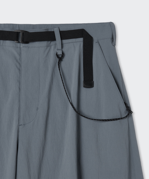 MUSINSA STANDARD（ムシンサスタンダード）の「[シティレジャー] ベルト付きカーブパンツ [ブルーグレー]（その他パンツ・メンズ・その他・38/36/34/32/30/31/33/28/29）」の6枚目の写真