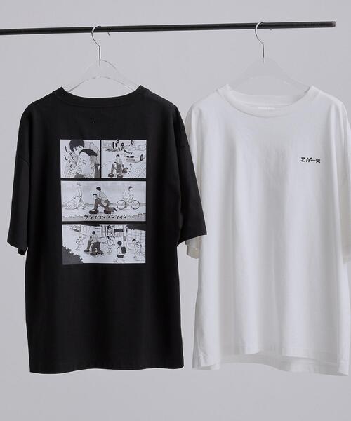 tk.TAKEO KIKUCHI(ティーケータケオキクチ)の「【エバース×tk.TAKEO KIKUCHI】コラボレーションTシャツ SCENE1(Tシャツ/カットソー・メンズ・ホワイト/ブラック・02/03)」の10枚目の写真