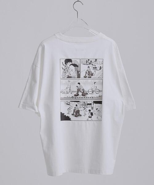 tk.TAKEO KIKUCHI(ティーケータケオキクチ)の「【エバース×tk.TAKEO KIKUCHI】コラボレーションTシャツ SCENE1(Tシャツ/カットソー・メンズ・ホワイト/ブラック・02/03)」の8枚目の写真