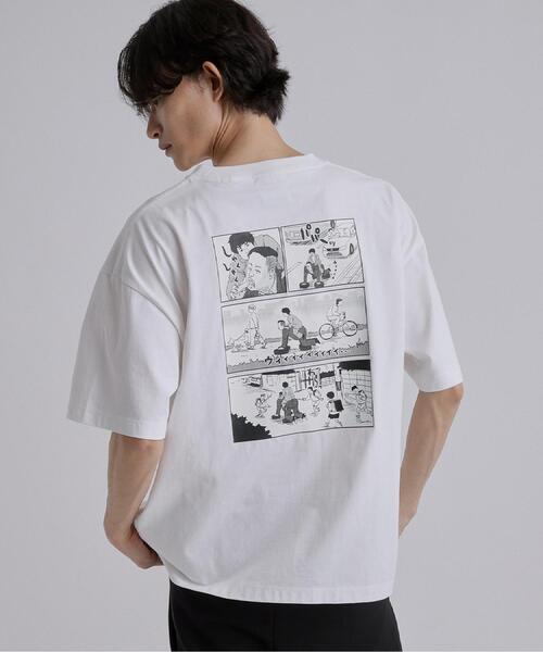 tk.TAKEO KIKUCHI(ティーケータケオキクチ)の「【エバース×tk.TAKEO KIKUCHI】コラボレーションTシャツ SCENE1(Tシャツ/カットソー・メンズ・ホワイト/ブラック・02/03)」の6枚目の写真