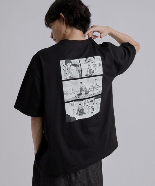 tk.TAKEO KIKUCHI(ティーケータケオキクチ)の「【エバース×tk.TAKEO KIKUCHI】コラボレーションTシャツ SCENE1(Tシャツ/カットソー・メンズ・ホワイト/ブラック・02/03)」の19枚目の写真