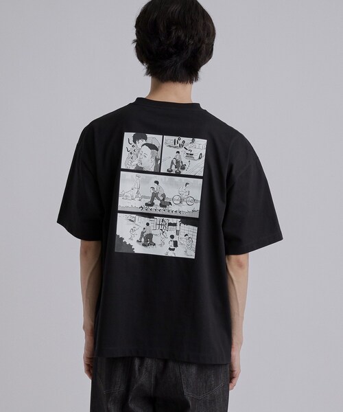 tk.TAKEO KIKUCHI(ティーケータケオキクチ)の「【エバース×tk.TAKEO KIKUCHI】コラボレーションTシャツ SCENE1(Tシャツ/カットソー・メンズ・ホワイト/ブラック・02/03)」の12枚目の写真