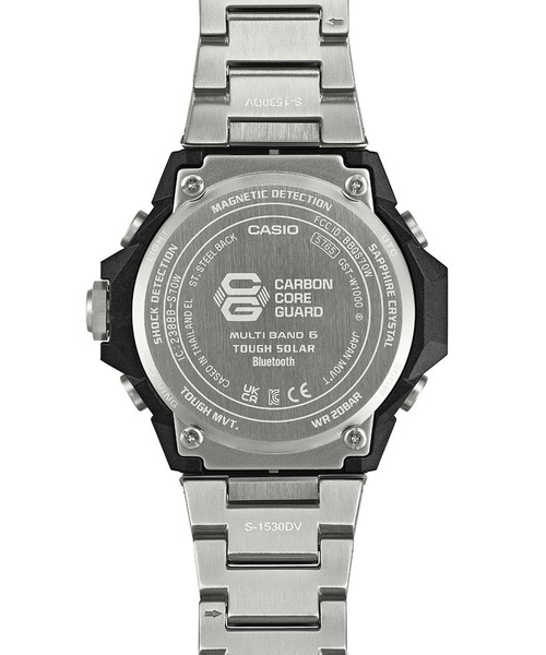 G-SHOCK（ジーショック）の「G-STEEL(Gスチール) / Bluetooth搭載電波ソーラー / GST-W1000D-3AJF（アナログ腕時計・メンズ・ダークグリーン・FREE）」の2枚目の写真