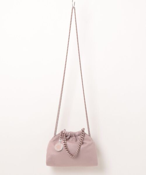STELLA McCARTNEY(ステラマッカートニー)の「Falabella Mini Drawstring Bag / ファラベラ ミニ ドローストリング バッグ(ショルダーバッグ・レディース・ピンク系その他・ONE SIZE)」の5枚目の写真