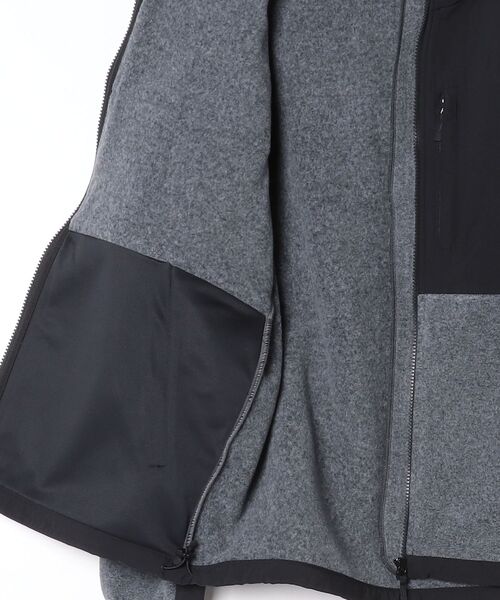 THE NORTH FACE（ザノースフェイス）の「THE NORTH FACE/Denali Hoodie（ブルゾン・メンズ・グレー/ブラック・M/L/S）」の4枚目の写真