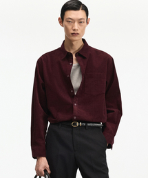 Comfort Corduroy Shirt (Burgundy) TNSH6F103D2