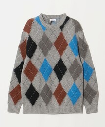 Coohem（コーヘン）の「＜COOHEM＞STITCHED ARGYLE KNIT PULLOVER/アーガイル ニット プルオーバー（ニット/セーター）」